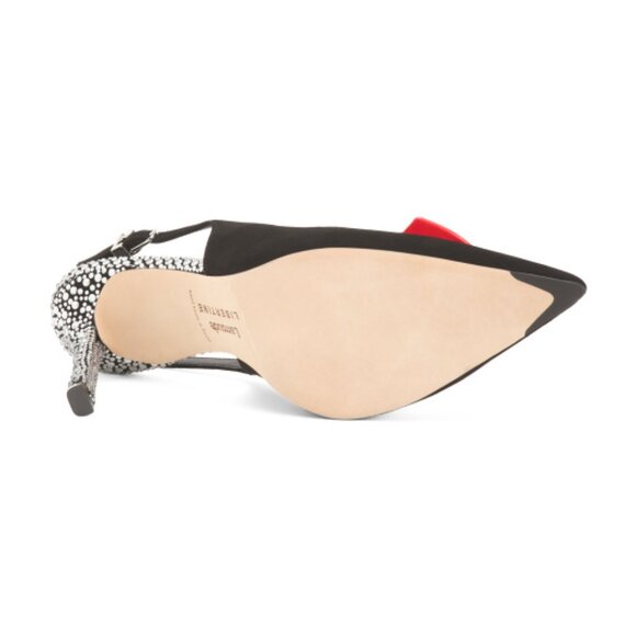 LARROUDE Handmade In Brazil Suede Libertine Collab Embellished Pumps - Picture 3 of 3